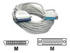 AESP - Printer cable - DB-25 (M) - 36 PIN Centronics (M) - 15 m