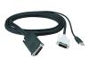 InFocus - Video / USB cable - 4 PIN USB Type A, DVI - M1 - 2 m