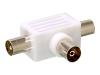 Philips SWV2556 - Video / audio splitter - F connector (F) - F connector (M) - coaxial