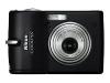 Nikon Coolpix L12 - Digital camera - compact - 7.1 Mpix - optical zoom: 3 x - supported memory: MMC, SD, SDHC - matte black