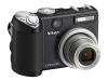 Nikon Coolpix P5000 - Digital camera - prosumer - 10.0 Mpix - optical zoom: 3.5 x - supported memory: MMC, SD, SDHC - black