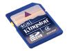 Kingston - Flash memory card - 4 GB - Class 4 - SDHC