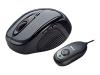 Trust XpertClick Wireless Optical Mouse MI-4900Z - Mouse - optical - 6 button(s) - wireless - RF - USB / PS/2 wireless receiver