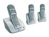 Philips CD1303S - Cordless phone w/ call waiting caller ID - DECT\GAP + 2 additional handset(s)