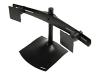 Ergotron DS100 Series - Stand for dual flat panel - black - screen size: up to 24