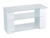 Multibrackets M TV Table 1200x400x500 - Stand for TV - glass, wood - white