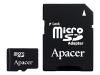 Apacer - Flash memory card ( SD adapter included ) - 2 GB - microSD