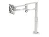 Origin Storage IONIC Zoom 102 SR - Mounting kit ( articulating arm, desk clamp mount, turn/tilt unit ) for flat panel - mounting interface: 100 x 100 mm, 75 x 75 mm - table mount