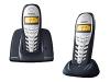 Siemens Gigaset AS140 Duo - Cordless phone w/ caller ID - DECT\GAP - dark blue + 1 additional handset(s)