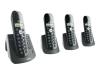 Philips CD1454B - Cordless phone w/ call waiting caller ID & answering system - DECT\GAP + 3 additional handset(s)