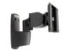 Ergotron 200 Series - Mounting kit ( wall mount, single pivot ) for flat panel - black - screen size: up to 22.9