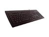 Cherry eVolution STREAM Corded MultiMedia Keyboard G85-23000 - Keyboard - PS/2, USB - 105 keys - black - Czech  - academic