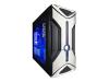 XION ONYX XON-303 - Mid tower - ATX - no power supply ( ATX12V 2.2 ) - black, blue - USB/Audio