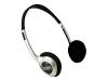 Sweex LightWeight Headphone Silver - Headphones ( semi-open )