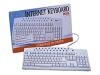 Dexxa Internet - Keyboard - PS/2 - 105 keys - white - retail