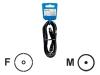 Philips SWV2528T - RF cable - IEC connector (M) - IEC connector (F) - 1.5 m - shielded coaxial