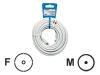 Philips SWV2531T - RF cable - IEC connector (M) - IEC connector (F) - 10 m - shielded coaxial