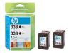 HP 338 - Print cartridge - 2 x black