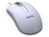 BenQ M800 - Mouse - optical - 3 button(s) - wired - PS/2, USB - white - retail