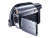 Samsung VP-DC171W - Camcorder - Widescreen Video Capture - 800 Kpix - optical zoom: 34 x - DVD-R (8cm), DVD-RW (8 cm), DVD+RW (8cm), DVD+R DL (8cm) - silver