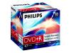 Philips DR4A6J10C - 10 x DVD+R - 4.7 GB ( 120min ) 16x - jewel case - storage media