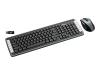 Trust Wireless Optical Deskset DS-3400D BE - Keyboard - wireless - RF - mouse - USB wireless receiver - Belgium