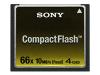 Sony - Flash memory card - 4 GB - 66x - CompactFlash Card