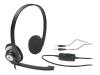 Logitech ClearChat Stereo - Headset ( semi-open ) - black, silver
