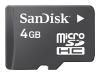 SanDisk - Flash memory card - 4 GB - Class 2 - microSDHC