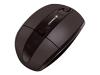 Cherry PASSENGER Wireless Traveller Mouse M-T3000 - Mouse - optical - 3 button(s) - wireless - RF - USB wireless receiver - black