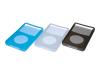 Philips SJM3306 - Case for digital player - soft gel - iPod with video (5G) 30GB (pack of 3 )