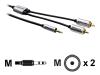 Philips SJM2107H - Audio cable - RCA (M) - mini-phone stereo 3.5 mm  (M) - 1.8 m - shielded