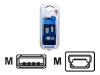Philips MP3Gear SJM2110H - USB cable - 4 PIN USB Type A (M) - mini-USB Type B (M) - 1.8 m - molded