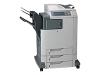 HP Color LaserJet CM4730fm MFP - Multifunction ( fax / copier / printer / scanner ) - colour - laser - copying (up to): 30 ppm (mono) / 30 ppm (colour) - printing (up to): 30 ppm (mono) / 30 ppm (colour) - 1600 sheets - 33.6 Kbps - parallel, Hi-Speed USB, 10/100 Base-TX