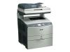 Epson AcuLaser CX21N - Multifunction ( printer / copier / scanner ) - colour - laser - copying (up to): 25 ppm (mono) / 5 ppm (colour) - printing (up to): 25 ppm (mono) / 5 ppm (colour) - 180 sheets - Hi-Speed USB, 10/100 Base-TX