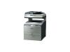 Epson AcuLaser CX21NF - Multifunction ( fax / copier / printer / scanner ) - colour - laser - copying (up to): 25 ppm (mono) / 5 ppm (colour) - printing (up to): 25 ppm (mono) / 5 ppm (colour) - 180 sheets - 33.6 Kbps - Hi-Speed USB, 10/100 Base-TX