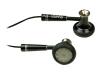 Sweex Earphones Pro Metal Black - Headphones ( ear-bud )