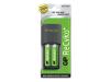 GP ReCyko+ Value Charger AR02 - Battery charger 2xAA/AAA - included batteries: 2 x AA type NiMH 2050 mAh