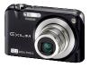 Casio EXILIM ZOOM EX-Z1200 - Digital camera - compact - 12.1 Mpix - optical zoom: 3 x - supported memory: MMC, SD, SDHC - black