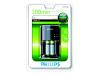 Philips Multilife SCB4350NB - Battery charger 4xAA/AAA - included batteries: 2 x AA type NiMH 2100 mAh