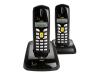 DORO Z6+1 - Cordless phone w/ caller ID - DECT - black + 1 additional handset(s)