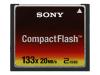 Sony - Flash memory card - 2 GB - 133x - CompactFlash Card
