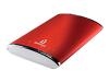 Iomega eGo Portable - Hard drive - 250 GB - external - Hi-Speed USB - 5400 rpm - buffer: 8 MB - red