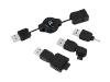Kensington USB Power Tips for Samsung Mobile Phones - Power cable kit - black