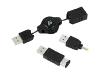 Kensington USB Power Tips for USB Power Tip for Apple iPod - Power cable kit - black