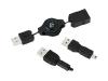 Kensington USB Power Tips for Palm Mobile Devices - Power cable kit - black