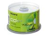 Sony CDQ 80SP - 50 x CD-R - 700 MB ( 80min ) 48x - spindle - storage media
