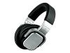 Creative Aurvana DJ - Headphones ( ear-cup ) - black, metallic silver