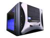 Apevia X-QPACK2 X-QPACK2-W-AL - Desktop - micro ATX - no power supply - black, silver - USB/FireWire/Audio