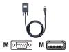 Targus - USB / serial cable - 4 PIN USB Type A (M) - DB-9 (M) - 1.8 m ( EIA-232 )